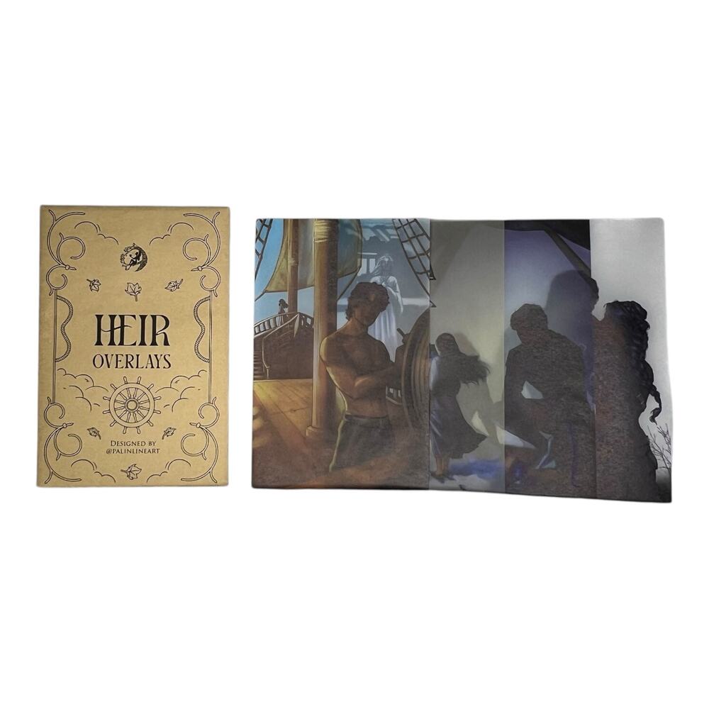FairyLoot Heir Art Overlays - Sabaa Tahir October 2024 "Castles Crumbling"